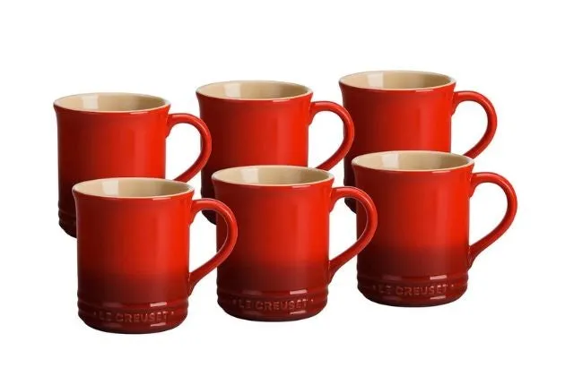 Le Creuset Vancouver Mug (14-Ounce, Set of 6)