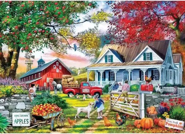 Masterpieces Apple Tree Farm 1000 Piece Jigsaw Puzzle