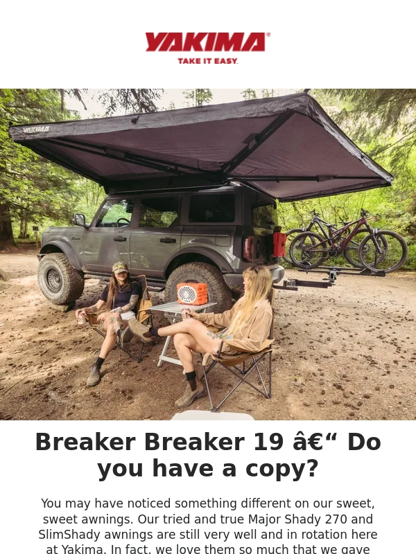 Yakima - Breaker Breaker 19 – Do you have a copy?