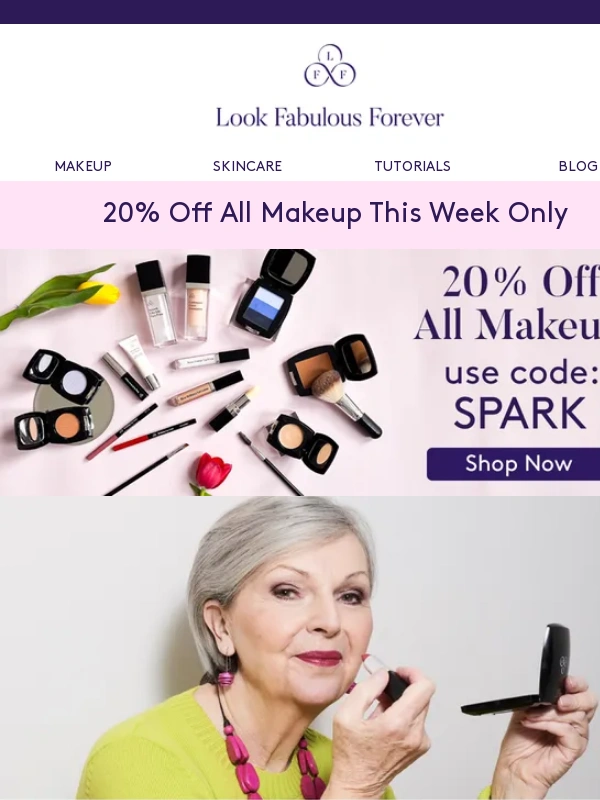 Look Fabulous Forever - Top Secrets for Beautiful Lips | Save 20%