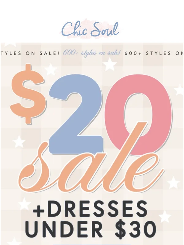 Chic Soul - Your Next Outfit = $20! ??