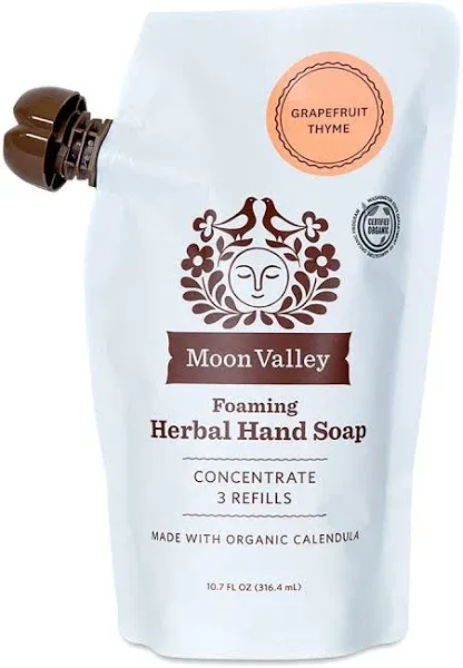 Moon Valley Organics Foaming Herbal Hand Soap Concentrate Grapefruit Thyme