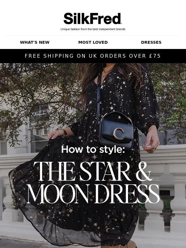 SilkFred - How to style this boho dress for dinner ?