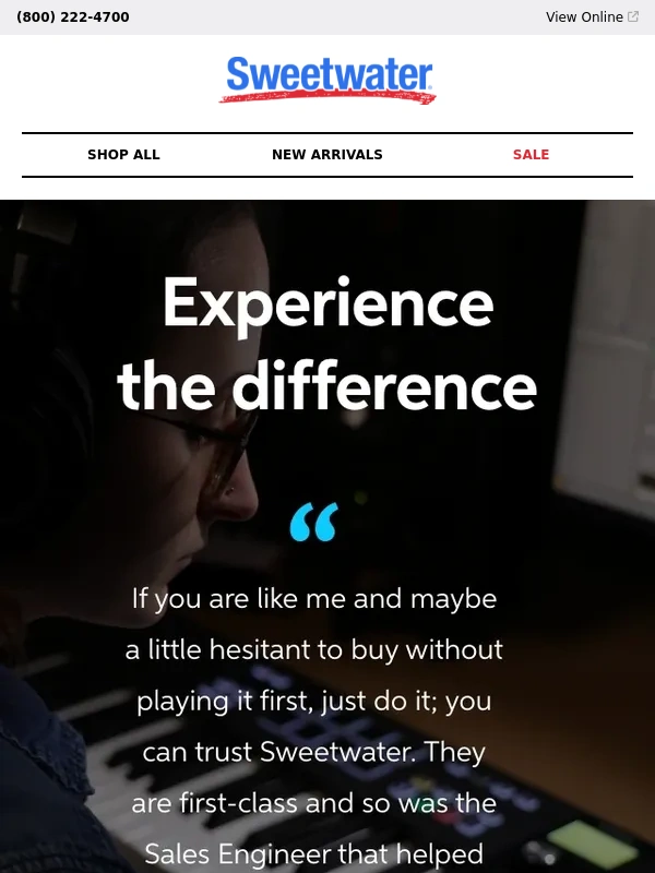 Sweetwater - Discover How Sweetwater Can Help You Empower Your Sound