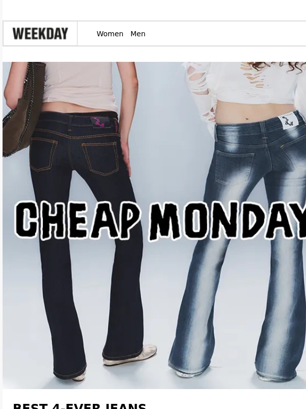 Weekday - Jeans that made the list