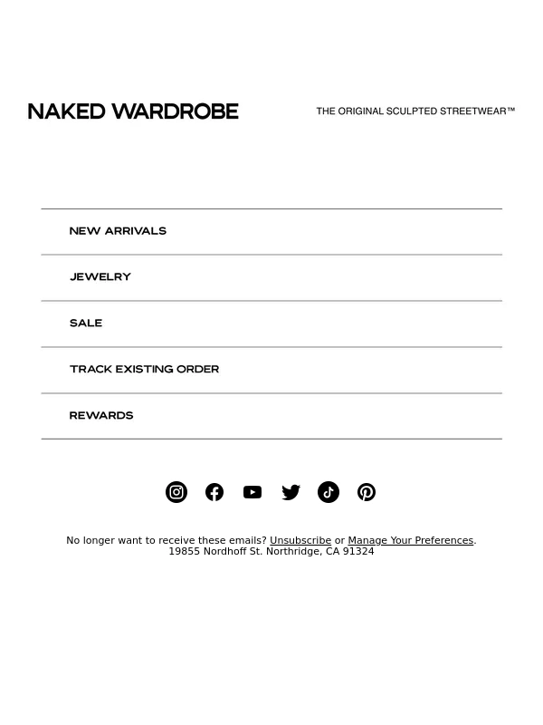 Naked Wardrobe - Start Your Tuesday with $25 Styles