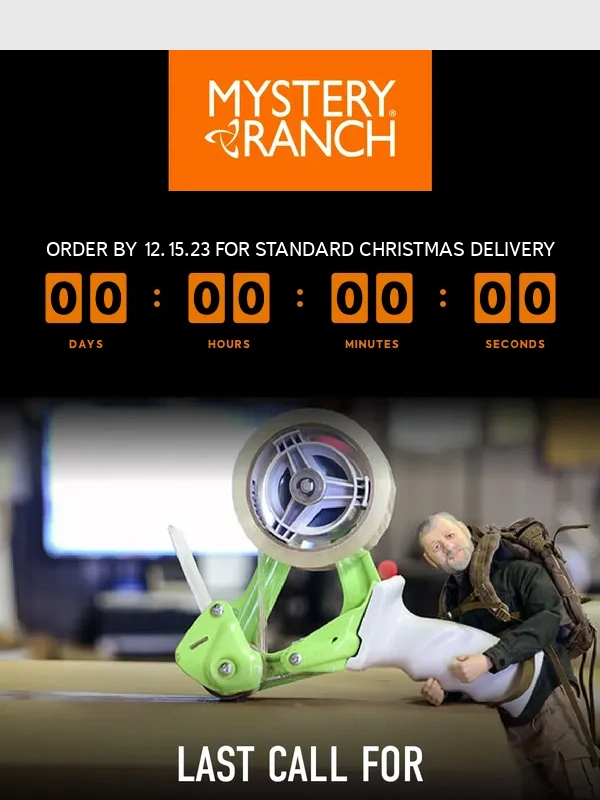 Mystery Ranch - LAST CALL FOR HOLIDAY DELIVERY
