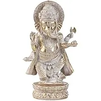 suoedd Hindu Gold Lord Ganesha Resin Statues