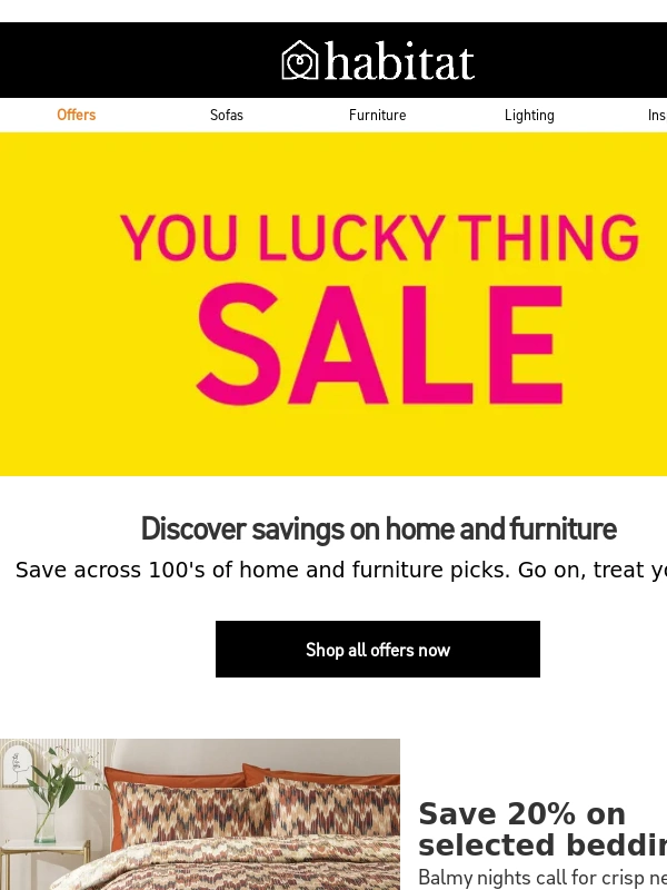 Habitat - SALE in full swing