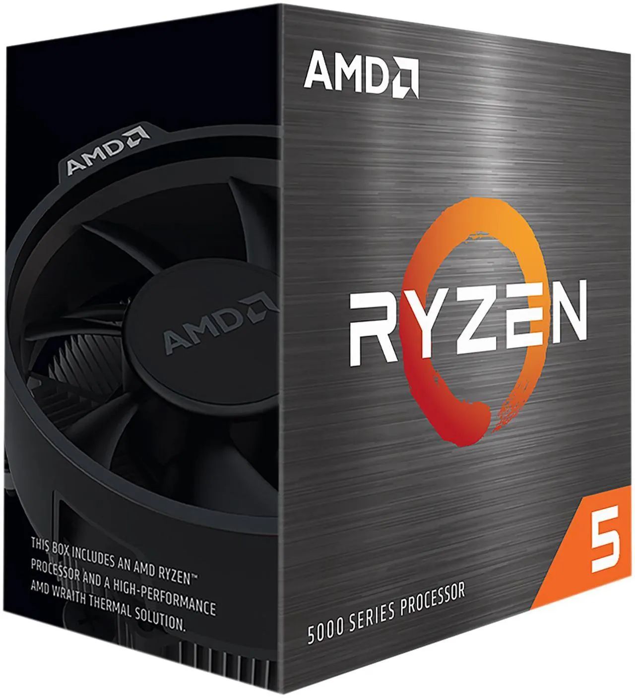 AMD Ryzen 5 5500 - Ryzen 5 5000 Series Cezanne (Zen 3) 6-Core 3.6 GHz Socket AM4 65W None Integrated Graphics Desktop CPU Processor - 100-100000457BOX
