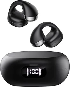 CXK Open Ear Bluetooth 5.4 Flexible Ear Clip Design Headphones