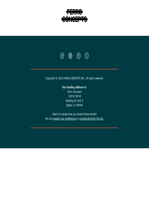 FERRO CONCEPTS - STANDARD ISSUE - BLACK FRIDAY IS LIVE