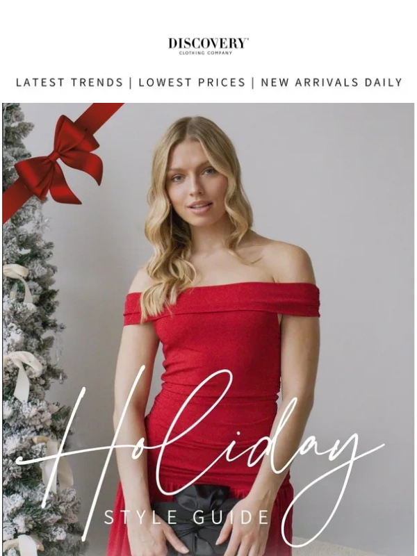 Discovery Clothing - The Ultimate Holiday Style Guide! Everything Under $30 ✨❤️
