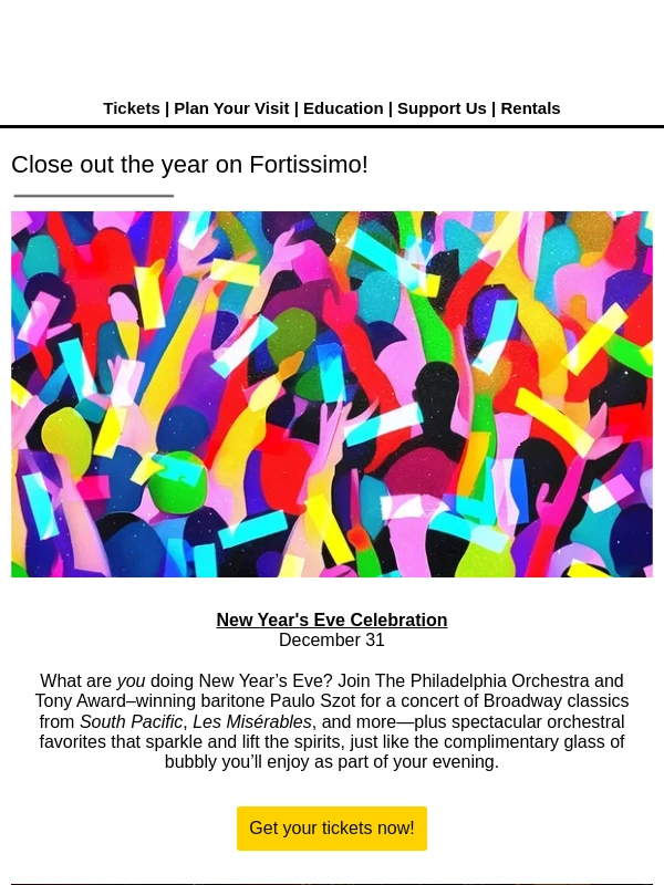Kimmel Center - ♫ Join The Philadelphia Orchestra for year-end performances ♫