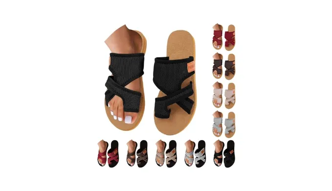 Spring Deal Days Mystery Pallets for Sale Sandals for Women 2025 Soft Recovery Slip On Walking Flat Beach Sandals Hollow Mesh Slide Sandls Orthopedic Shoes My+Orders+Placed+Recently+by+me