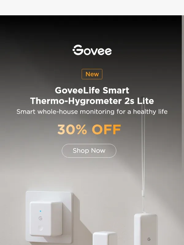 Govee - ?New Release | GoveeLife Smart Thermo-Hygrometer 2s Lite
