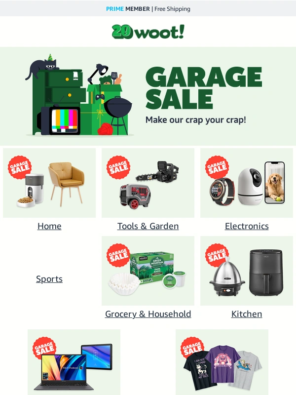 Woot - Our 20th Birthday Week continues with Garage Sale,Mystery Deals,and tons MORE!