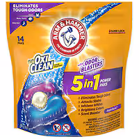 14ct Arm & Hammer Odor Blasters Plus Oxi Clean Power Paks