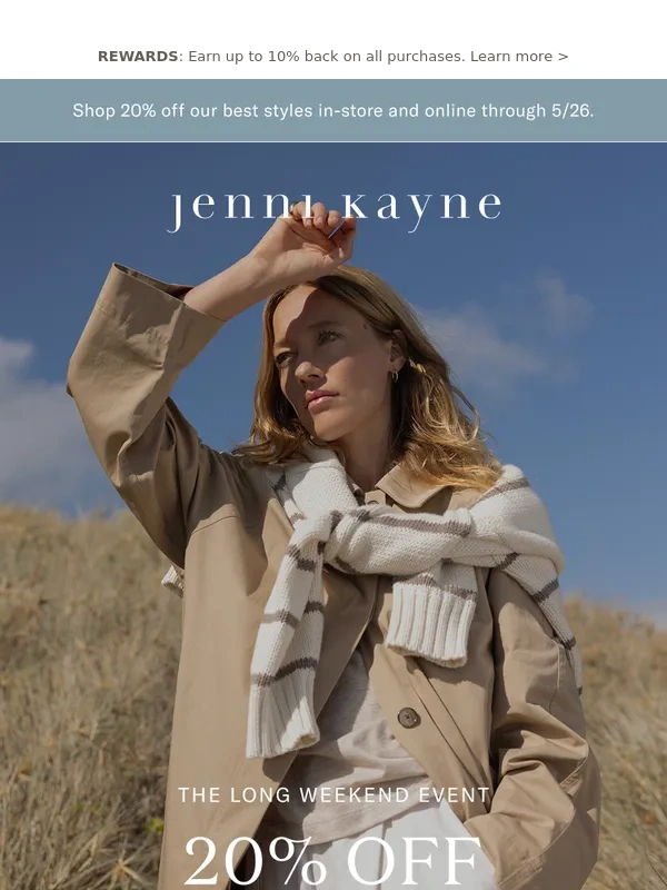 Jenni Kayne - NOW: 20% Off (Almost) Everything