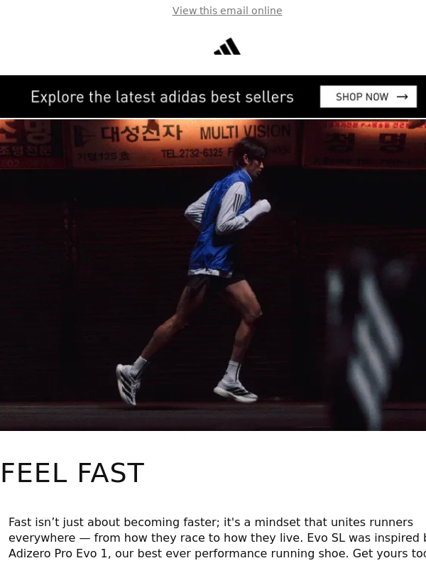 Adidas - Unleash your speed: Adizero Evo SL