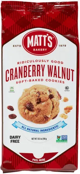 Matt's Bakery Cranberry Walnut Cookies