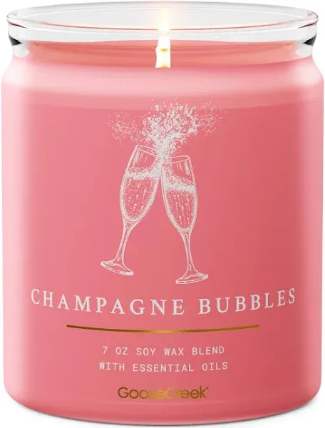 Goose Creek Champagne Bubbles Single Wick Scented Candle