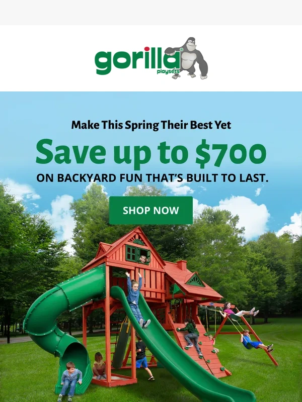 Gorilla Playsets - ENDING SOON: SWING SET SALE