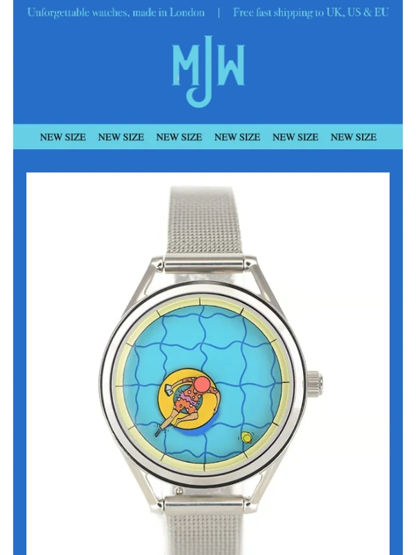 Mr Jones Watches - NEW SIZE: A perfectly useless afternoon