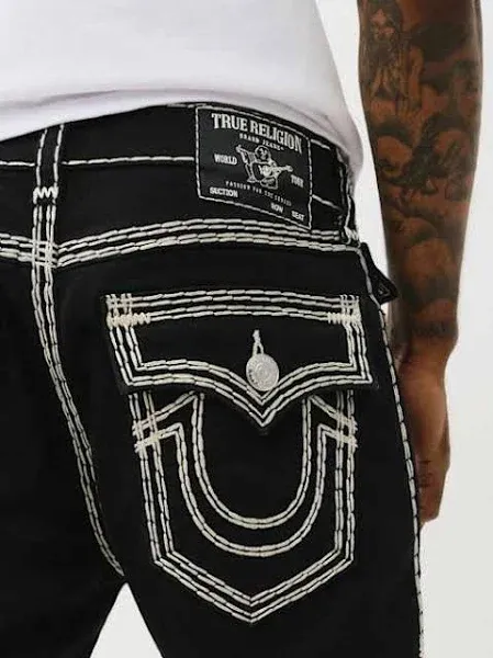 True Religion Ricky Super Qt Straight Stretch Jeans