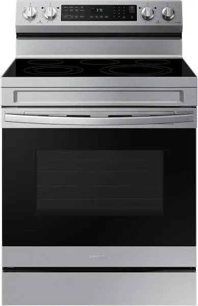Samsung 6.3 cu. ft. Smart Freestanding Electric Range NE63A