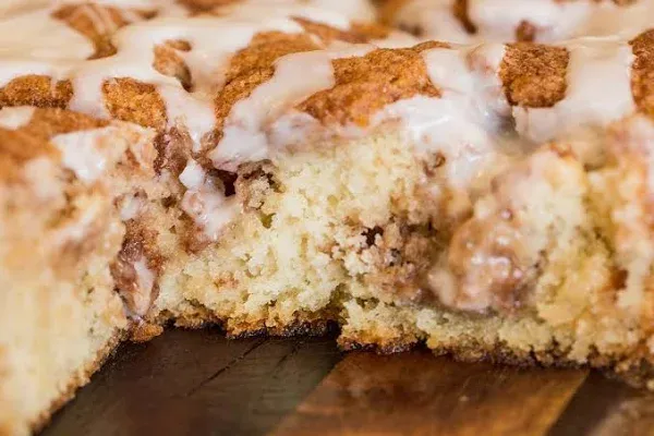 Frosted Cinnamon Bun Coffeecake