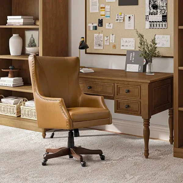Birch Lane Nigel Transitional Leather Office Executive Chair