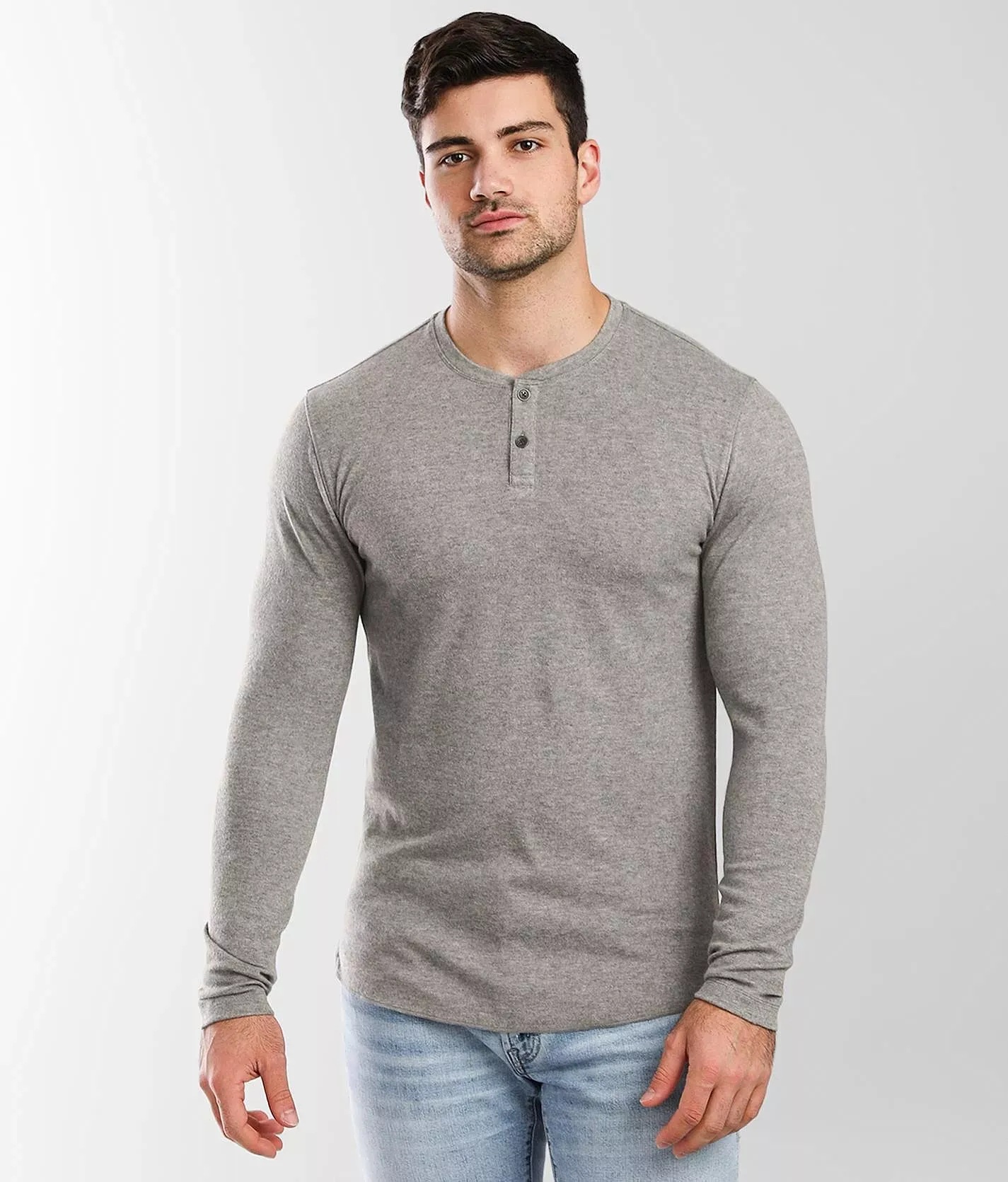 Outpost Makers Brushed Knit Henley  - male - Size: Small