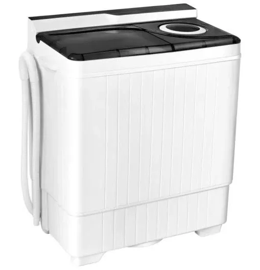 Costway 26lbs Portable Semi-Automatic Washing Machine