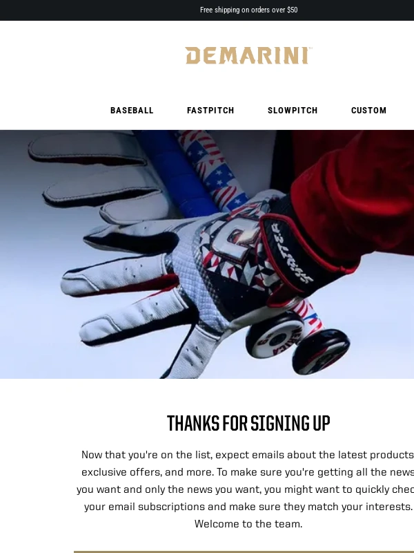 Demarini - You made the cut