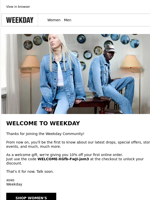 Weekday - Welcome to Weekday
