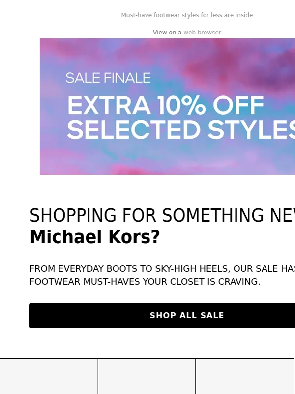 Michael Kors - That Sale Feeling: Up To 50% Off