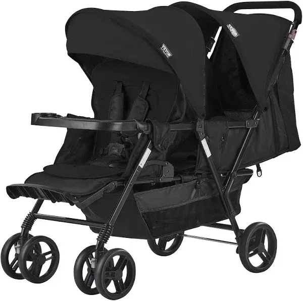 VEVOR Double Stroller Foldable Lightweight Twin Tandem Stroller