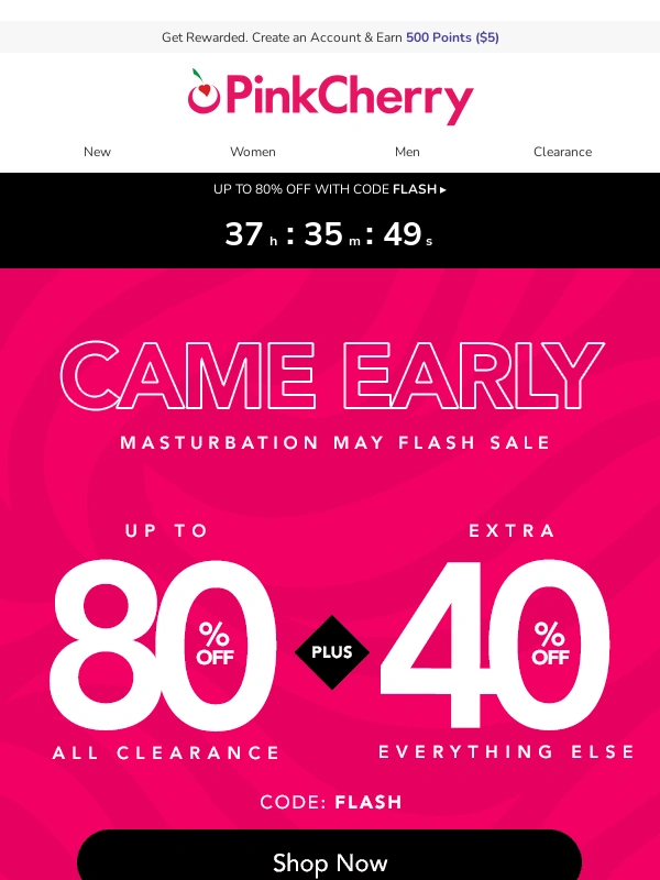 Pink Cherry - Flash Sale ? $120 Savings Inside