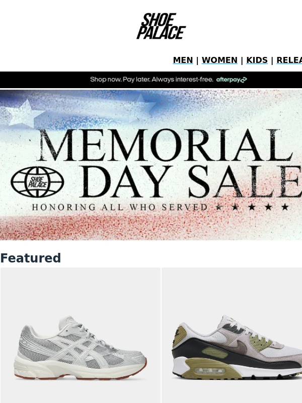 Shoe Palace - Memorial Day Deals Are Here ?