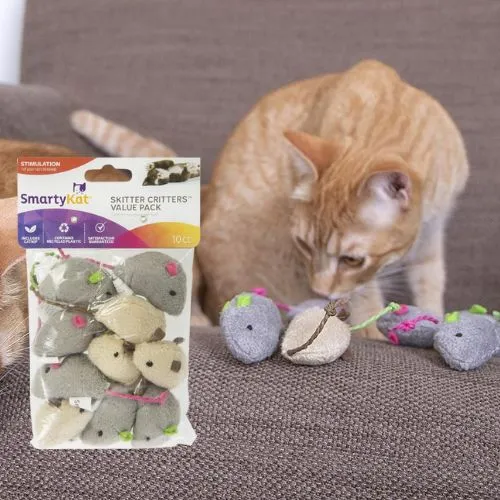 SmartyKat Catnip Toys 10-Pack as Low as $2.98 After Coupon + Free Shipping – $0.30 Each