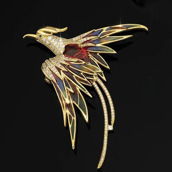 Stauer Flights of Fashion Bird Brooch