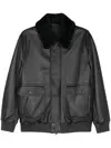 Klassische Lederjacke In Black