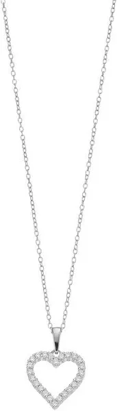 1/4 Carat Heart Diamond Pendant Necklace