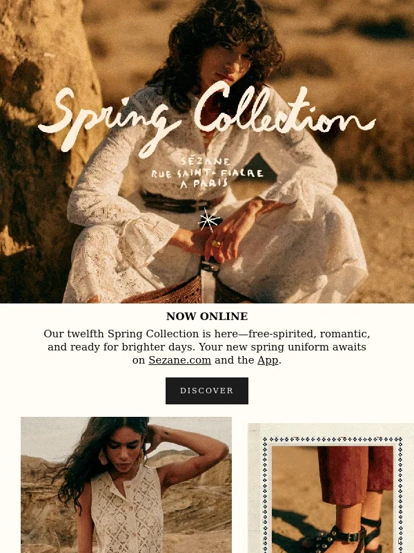 Sezane - Spring Collection: Now Online