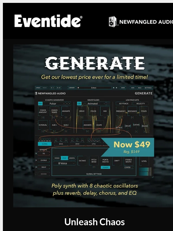 Eventide - ⚡Flash Sale ⚡ SAVE $100 on Generate