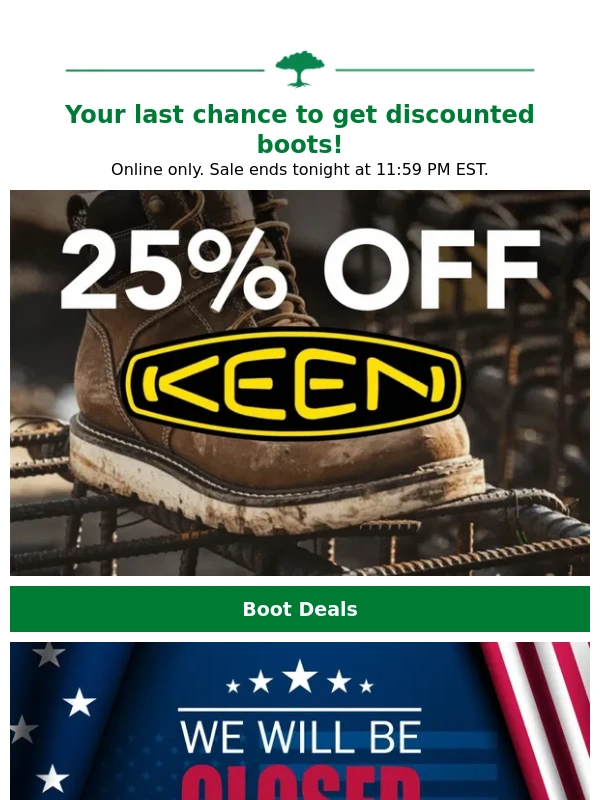 Arborwear - ENDS MIDNIGHT: Boots Up to 25% Off