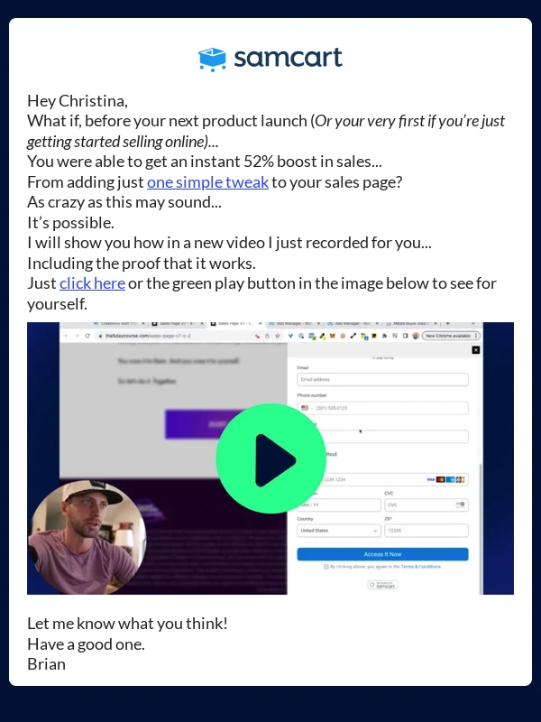 SamCart - It’s finally here