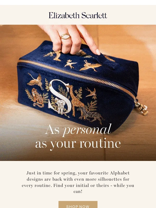 Elizabeth Scarlett - New In: Alphabet Arrivals✨
