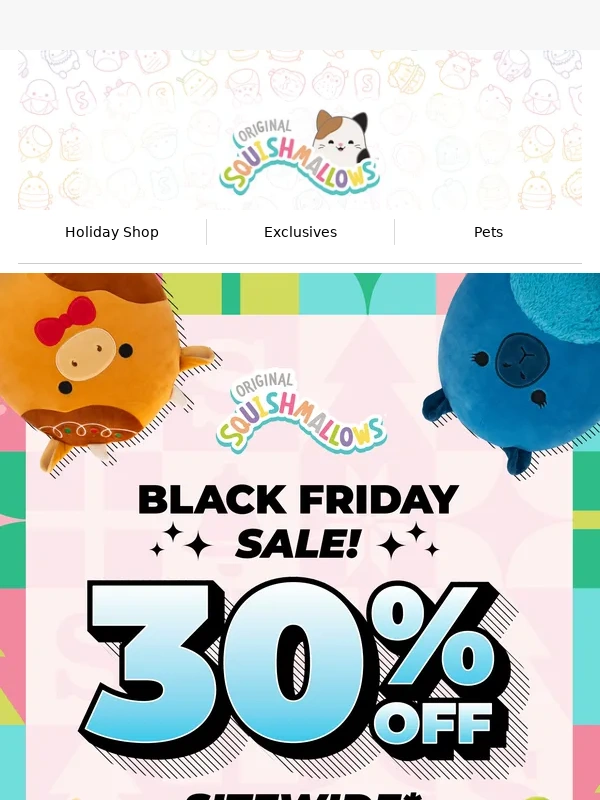 Squishmallows - 30% Off Squishmallows
